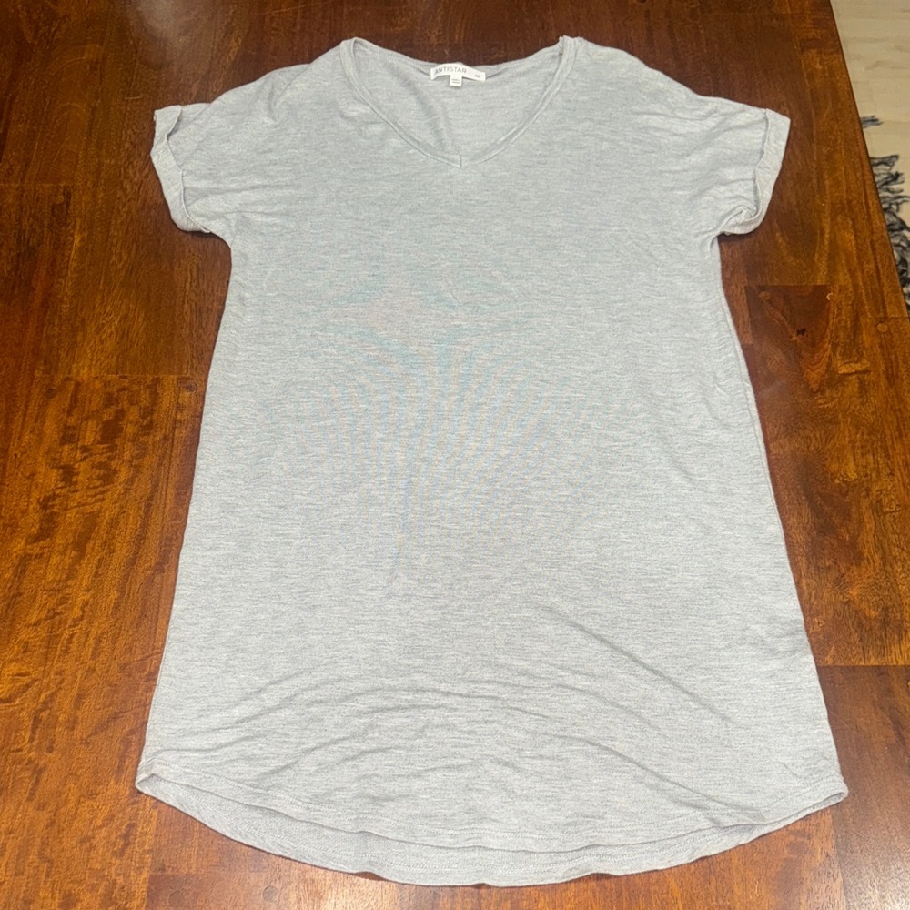 Antistar Gray T-shirt Dress